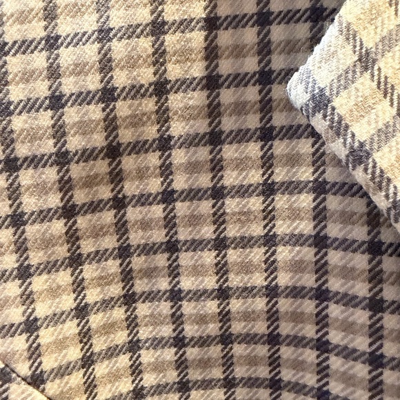 Vintage Aquascutum London 100% Wool Checkered Blazer Size 10/42 - Picture 4 of 12